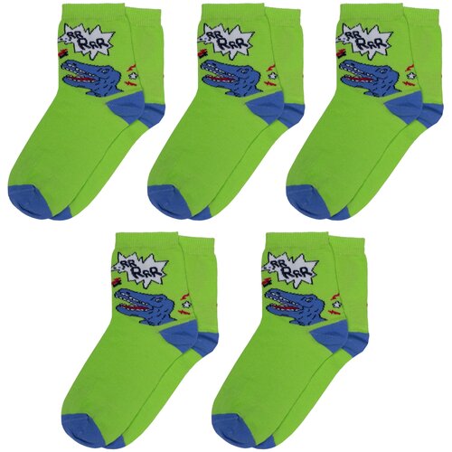 Носки RuSocks, 5 пар, зеленый (зеленый/салатовый)