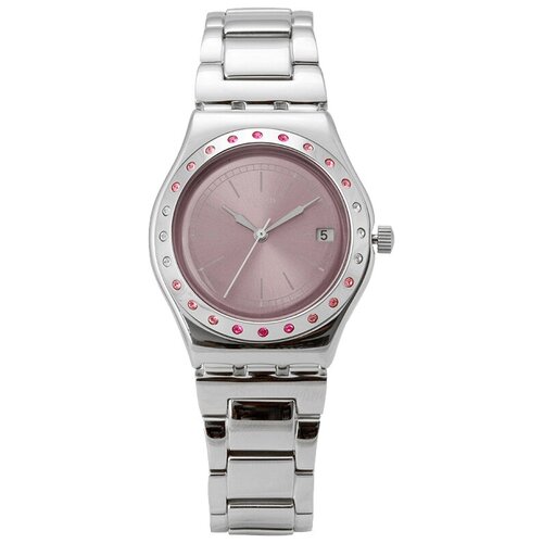 Наручные часы swatch Irony YLS455G, розовый, серебряный (розовый/серебристый)