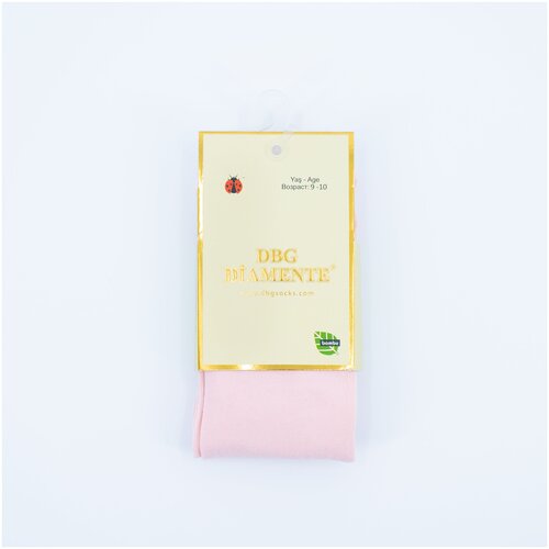 Колготки DBG Diamente для девочек, классические, желтый (черный/розовый/желтый/белый/молочный) - изображение №1