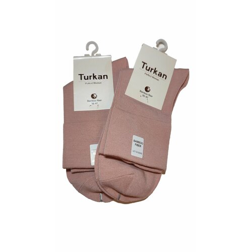 Носки Turkan, 2 пары, фиолетовый (розовый/фиолетовый)