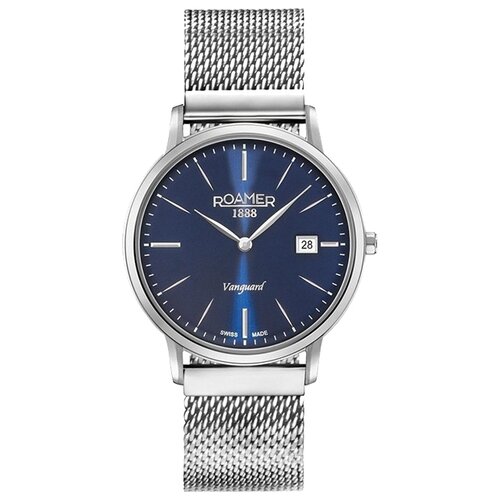 Наручные часы Roamer 979809.41.45.90, синий, серебряный (синий/серебристый)