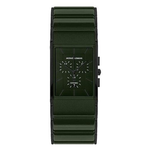 Наручные часы JACQUES LEMANS Dublin Наручные часы Jacques Lemans High Tech Ceramic 1-1941I, зеленый