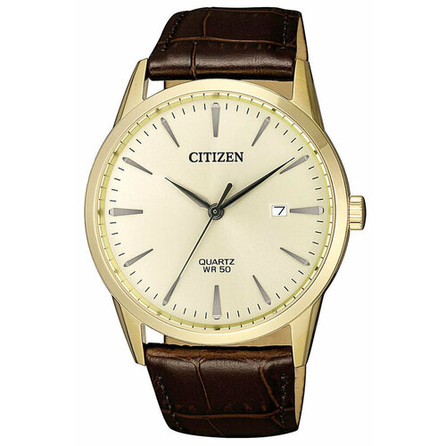 Наручные часы CITIZEN Мужские наручные часы Citizen BI5002-14A, золотой (золотистый)