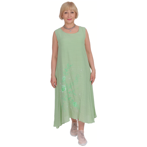 Платье Victdlear Collection, зеленый (синий/зеленый/салатовый)