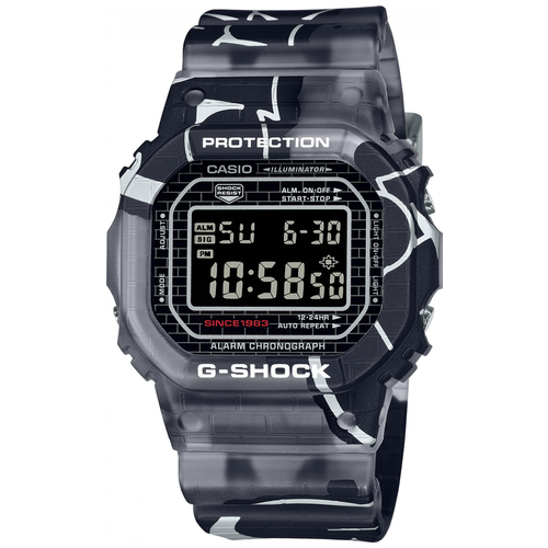 Наручные часы CASIO G-Shock Casio DW-5000SS-1E, серый, черный (серый/черный) - изображение №1