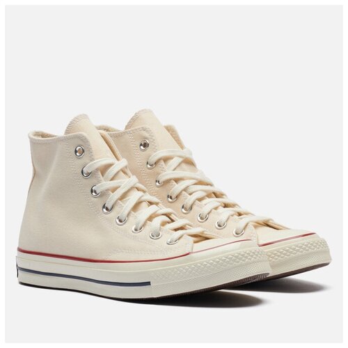 Кеды Converse Chuck 70 Vintage Canvas High, повседневные, бежевый - изображение №1