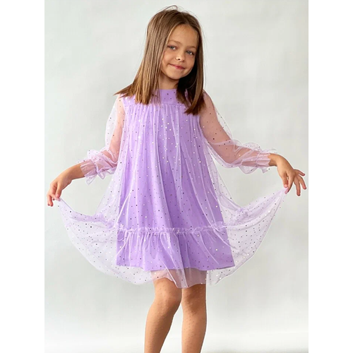 Платье, фиолетовый (фиолетовый/сиреневый) - изображение №1