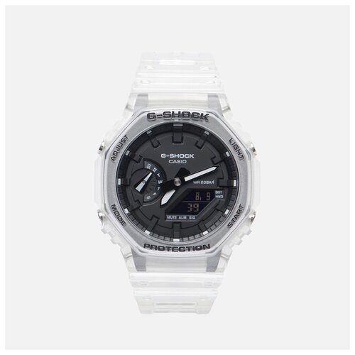 Наручные часы CASIO G-Shock Наручные часы Casio GA-2100SKE-7AER, бесцветный, серый (серый/черный/белый/бесцветный/прозрачный)