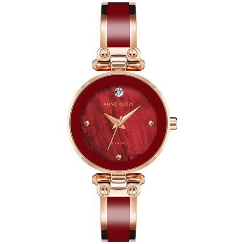 Наручные часы ANNE KLEIN Diamond Anne Klein 1980BYRG, золотой, красный (красный/золотистый/мультицвет/мультиколор)
