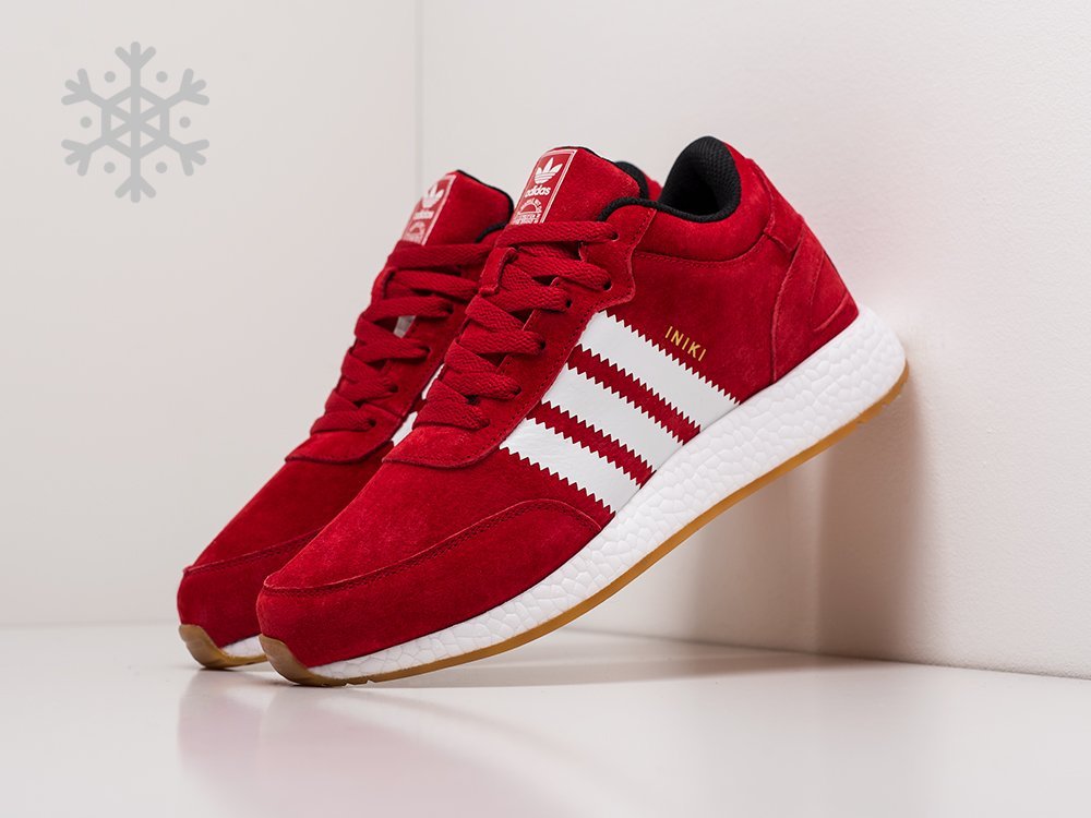Кроссовки Adidas Iniki Runner Boost (красный) - изображение №1