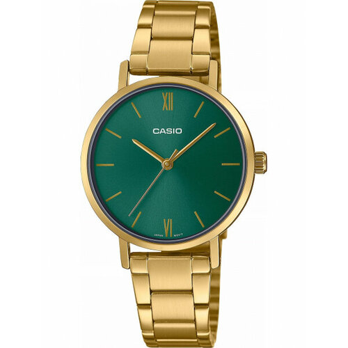 Наручные часы CASIO Collection Наручные часы Casio LTP-VT02G-3AUDF, зеленый - изображение №1