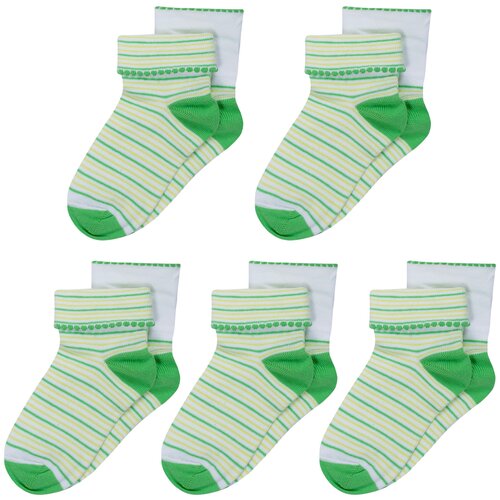 Носки LorenzLine, 5 пар, зеленый