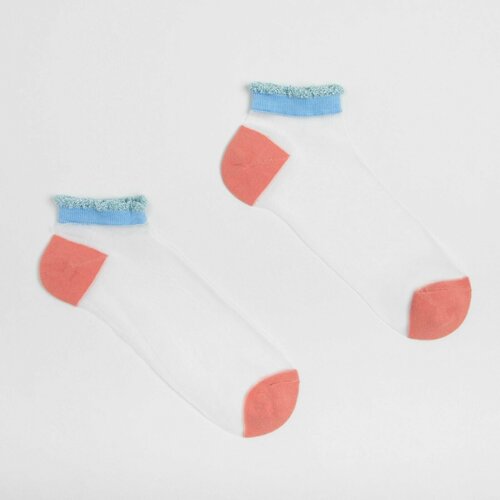 Носки Minaku, голубой, розовый (розовый/голубой)
