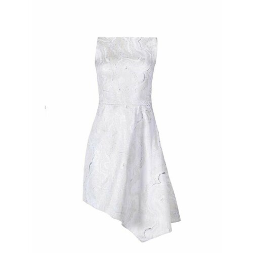 Платье OSMAN, белый, бежевый (бежевый/белый) - изображение №1