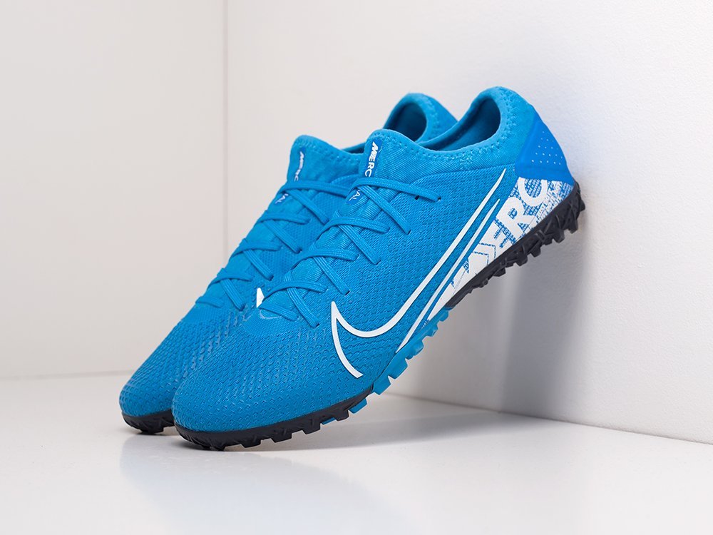 Футбольная обувь NIke Mercurial Vapor XIII Pro ЕА (синий) - изображение №1