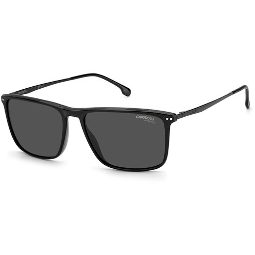 Солнцезащитные очки CARRERA, прямоугольные, спортивные, для мужчин, черный