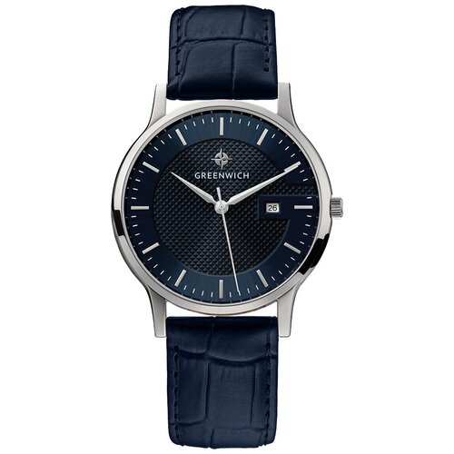 Наручные часы GREENWICH Classic GW 031.16.36, синий (синий/тёмно-синий) - изображение №1