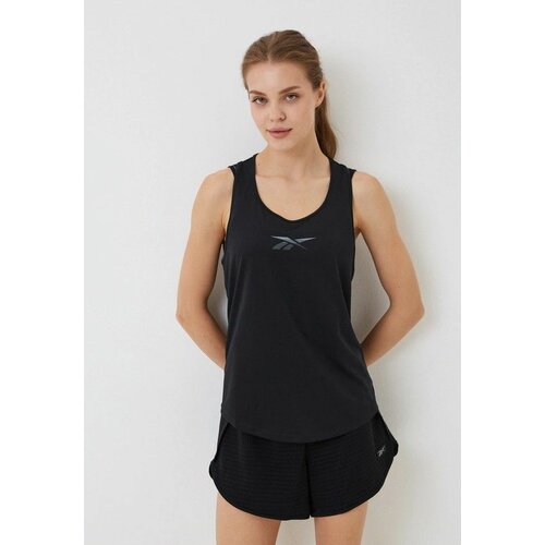 Майка Reebok Running Speedwick Graphic Tank, черный - изображение №1