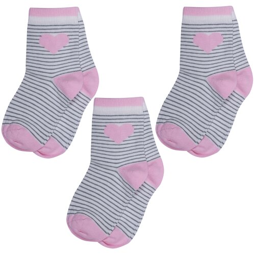 Носки RuSocks, 3 пары, розовый