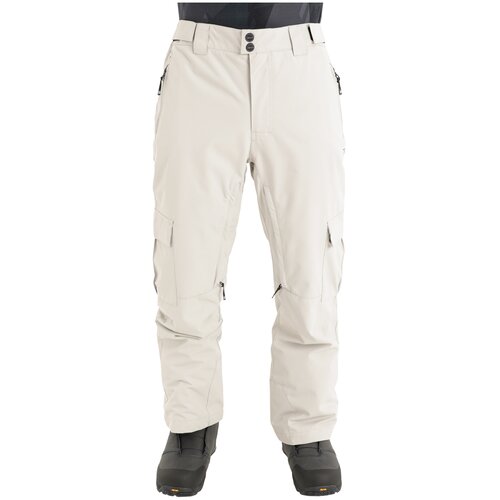 Горнолыжные брюки Rehall, мембрана, регулировка объема талии, утепленные, водонепроницаемые, серый