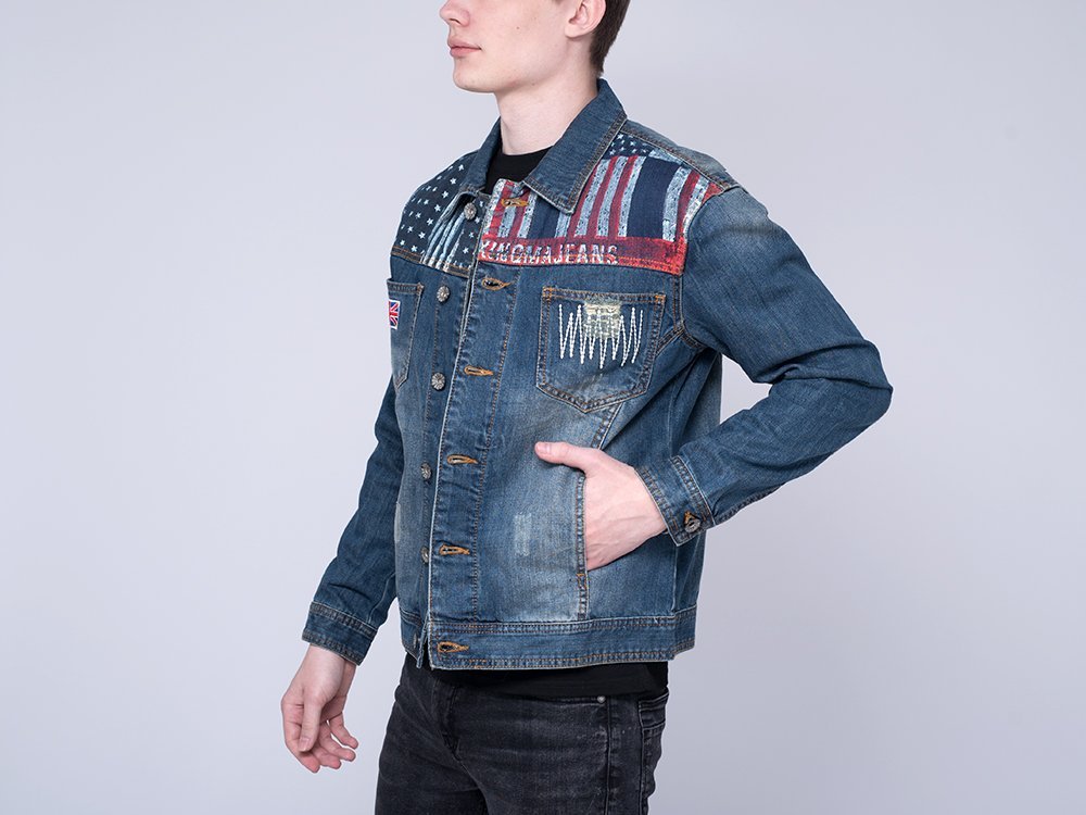 Куртка джинсовая (синий) - изображение №1