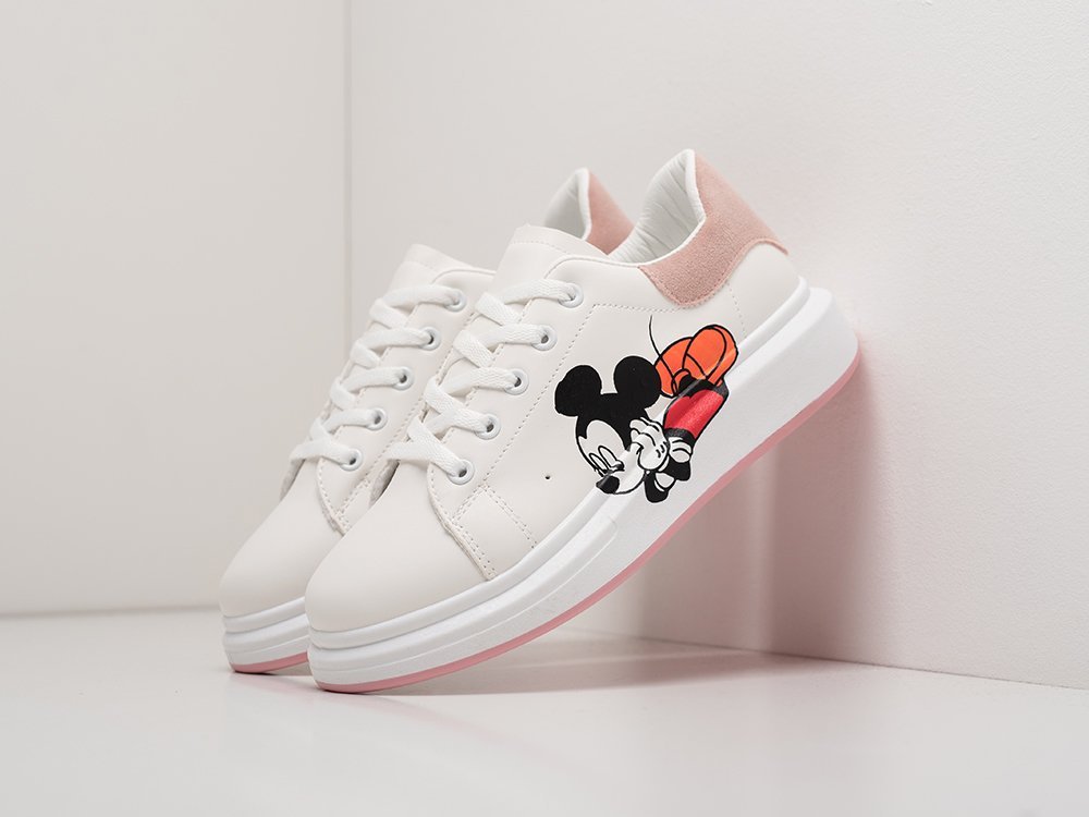 Кроссовки Alexander McQueen Lace-Up Sneaker (белый) - изображение №1