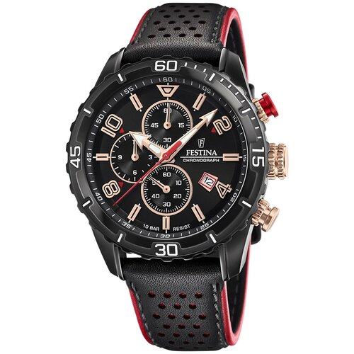 Наручные часы FESTINA Chrono Sport Наручные часы Festina F20519/4, черный, красный (черный/красный/желтый)