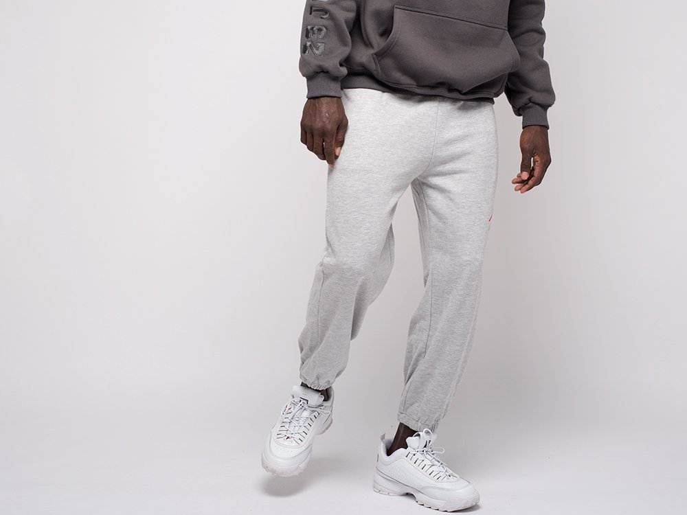 Брюки спортивные Nike x OFF-WHITE Air Jordan (серый) - изображение №1