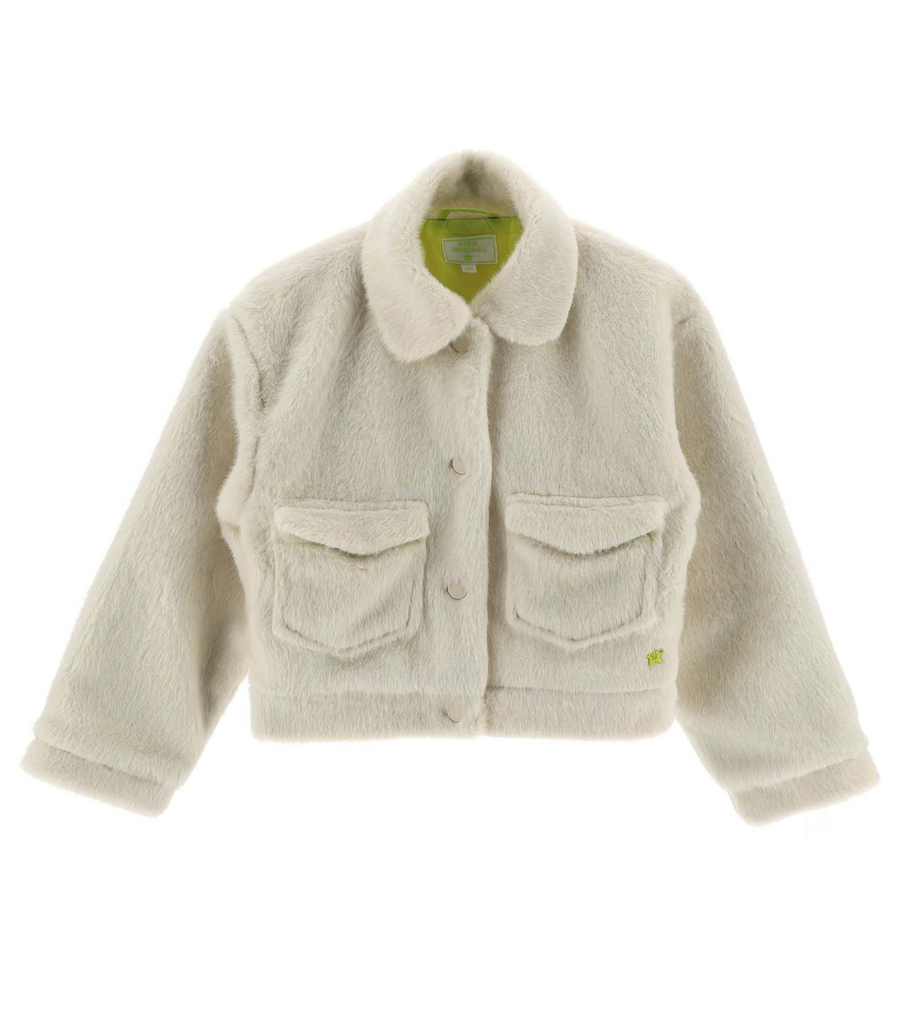 Куртка, экомех для девочки Original Marines (9-10 лет (Рост 134-140)) (белый) - изображение №1