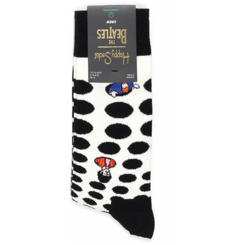 Носки Happy Socks, черный, белый (черный/белый) - изображение №1