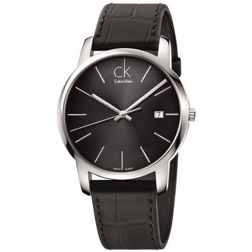 Наручные часы CALVIN KLEIN City Наручные часы Calvin Klein K2G2G1C3, серебряный, черный (черный/серебристый)