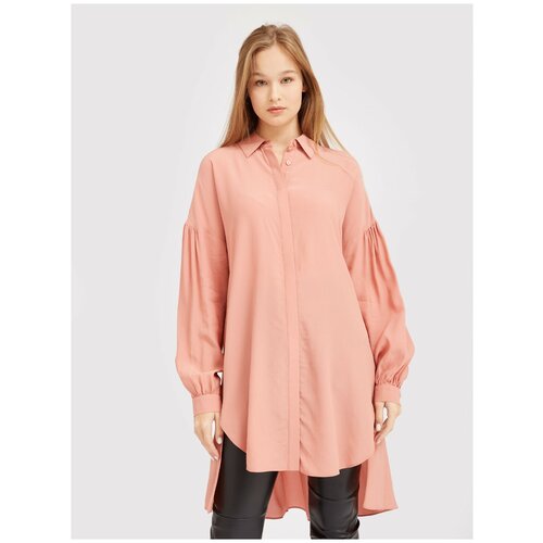 Блуза  Twinset Milano, розовый (розовый/белый) - изображение №1