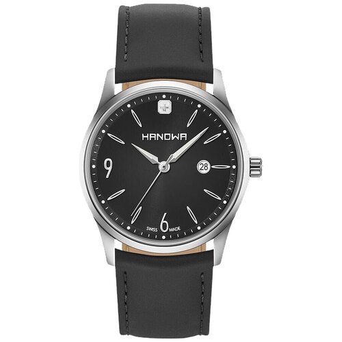 Наручные часы HANOWA Наручные часы Hanowa 16-4066.7.04.007, серебряный, черный (черный/серебристый/серебряный) - изображение №1