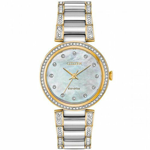 Наручные часы CITIZEN Часы Citizen EM0844-58D, золотой, серебряный (серебристый/золотистый)