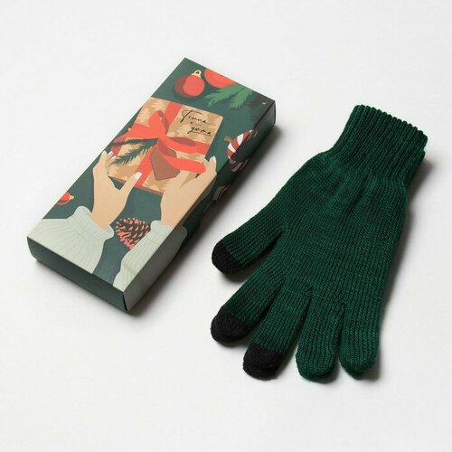 Перчатки Kaftan, зеленый - изображение №1