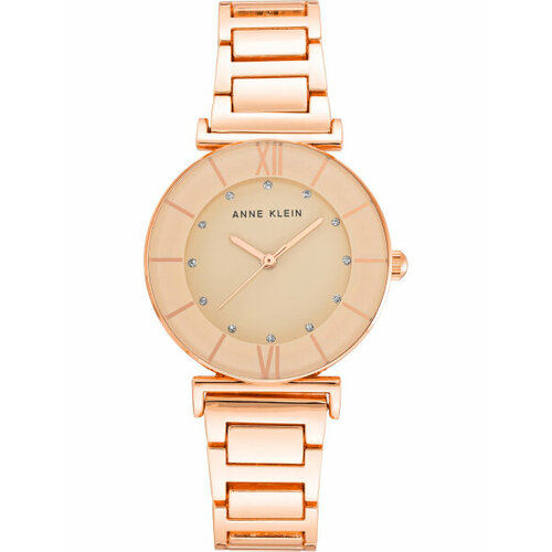 Наручные часы ANNE KLEIN Наручные часы Anne Klein 3782BHRG, бежевый, золотой (бежевый/золотистый/розовое золото)