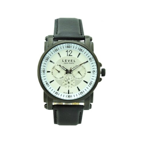 Наручные часы LEVEL 5017110, серебряный, черный (черный/серебристый)