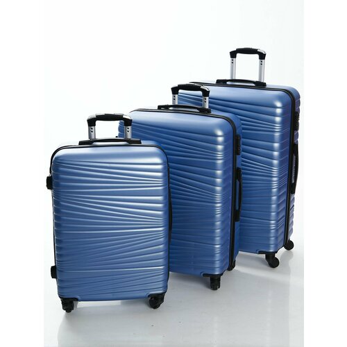 Комплект чемоданов Feybaul 31620, синий (синий/светло-синий)