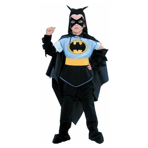 Костюм Бэтмен для мальчиков, рост 152 см, 12 лет, Батик (серый/черный) - изображение №1