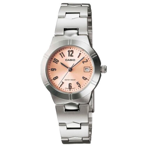 Наручные часы CASIO LTP-1241D-4A3, розовый (розовый/хром) - изображение №1