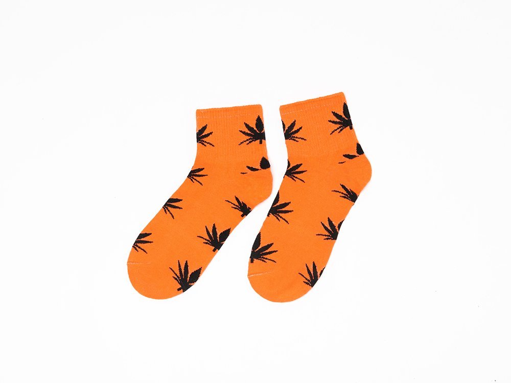 Носки длинные HUF (оранжевый) - изображение №1