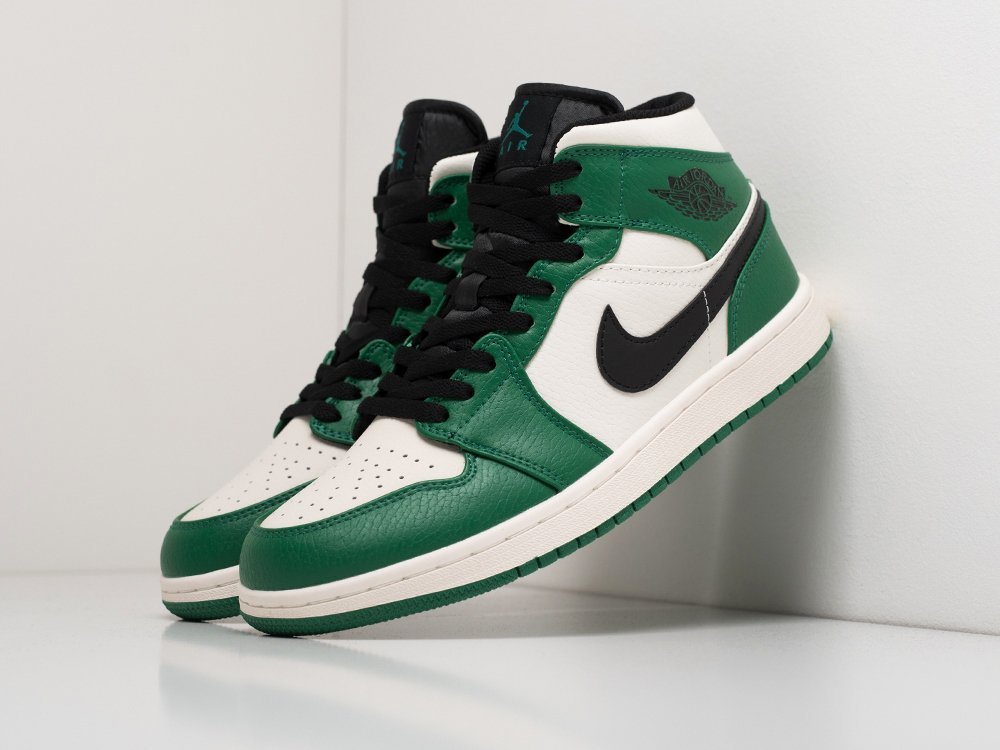 Кроссовки Nike Air Jordan 1 (зеленый) - изображение №1