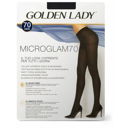 Колготки  Golden Lady Micro Glam, 70 den, черный