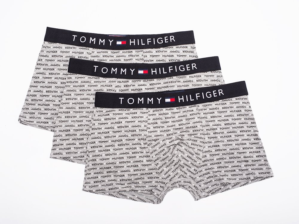 Боксеры Tommy Hilfiger 3шт (серый) - изображение №1