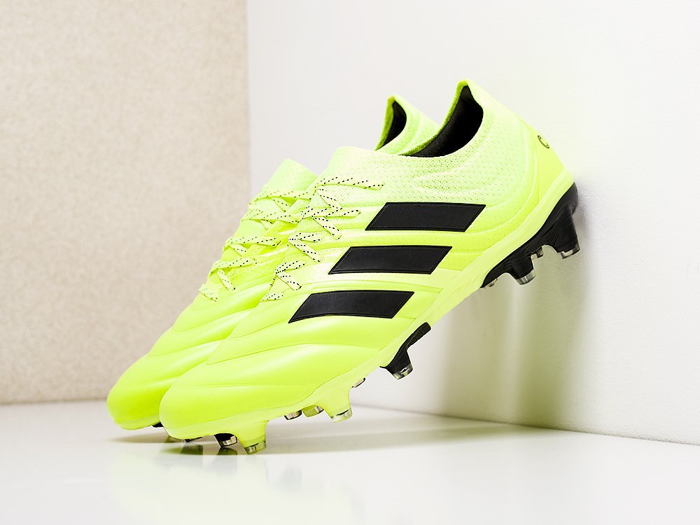 Футбольная обувь Adidas Copa 19,3 FG (зеленый) - изображение №1