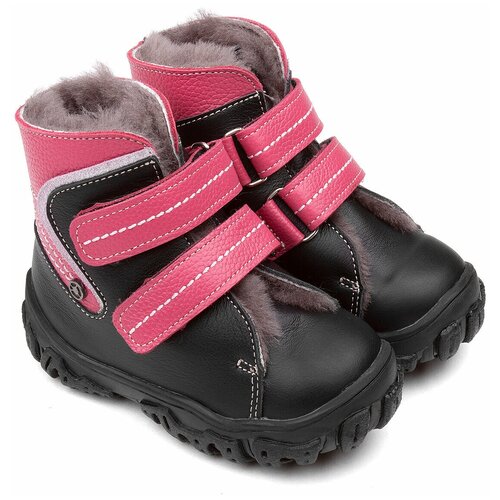 Ботинки Tapiboo, черный, розовый (черный/розовый/малиновый)