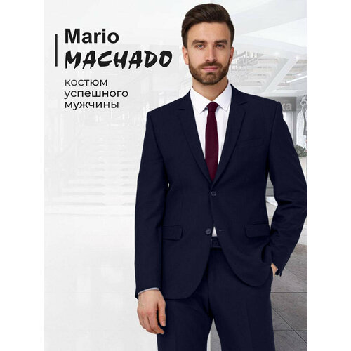 Костюм Mario Machado, синий - изображение №1