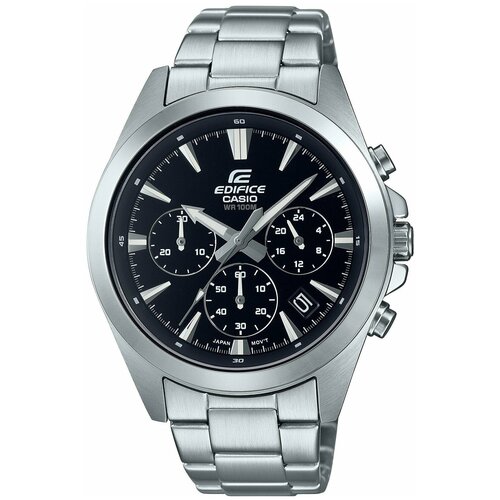 Наручные часы CASIO Edifice Наручные часы Casio Edifice EFV-630D-1A, белый, мультиколор (серый/черный/серебристый/белый/мультицвет)