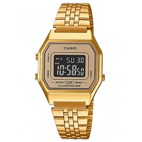 Наручные часы CASIO Vintage Наручные часы Casio LA680WGA-9BEF, золотой (золотой/золотистый)
