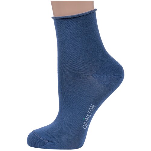 Женские носки Grinston укороченные, синий - изображение №1